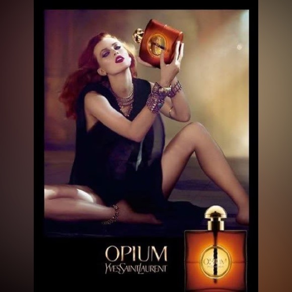 YSL Yves Saint Laurent Opium Eau de Parfum Vintage Bottle + YSL Gifts Bundle - Picture 12 of 13
